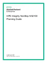 HPE Integrity NonStop NS2100 Planning Manual preview