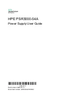 Предварительный просмотр 1 страницы HPE JH348A User Manual