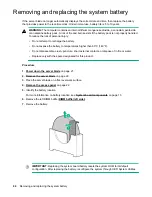 Preview for 94 page of HPE ProLiant BL460c Gen10 User Manual