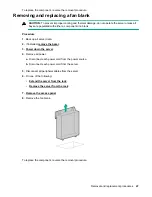 Preview for 47 page of HPE ProLiant DL160 Gen10 Maintenance And Service Manual