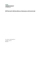 Preview for 1 page of HPE ProLiant DL360 Maintenance And Service Manual