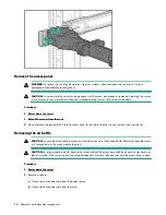 Предварительный просмотр 38 страницы HPE ProLiant DL385 Gen10 Maintenance And Service Manual