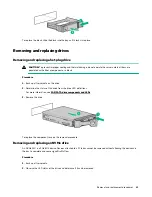 Предварительный просмотр 41 страницы HPE ProLiant DL385 Gen10 Maintenance And Service Manual