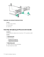 Предварительный просмотр 72 страницы HPE ProLiant DL385 Gen10 Maintenance And Service Manual