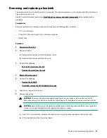 Предварительный просмотр 81 страницы HPE ProLiant DL385 Gen10 Maintenance And Service Manual