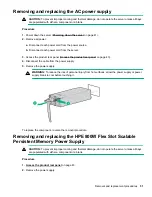 Предварительный просмотр 51 страницы HPE ProLiant DL388 Gen10 Maintenance And Service Manual