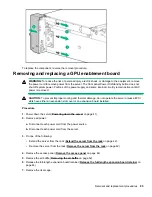 Предварительный просмотр 85 страницы HPE ProLiant DL388 Gen10 Maintenance And Service Manual