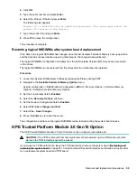 Предварительный просмотр 99 страницы HPE ProLiant DL388 Gen10 Maintenance And Service Manual