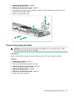 Предварительный просмотр 33 страницы HPE ProLiant DX190r Gen10 Maintenance And Service Manual