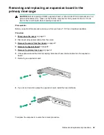 Предварительный просмотр 43 страницы HPE ProLiant DX190r Gen10 Maintenance And Service Manual