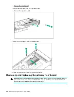 Предварительный просмотр 50 страницы HPE ProLiant DX190r Gen10 Maintenance And Service Manual