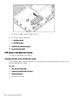 Предварительный просмотр 32 страницы HPE ProLiant e910 User And Maintenance Manual