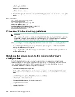 Preview for 18 page of HPE ProLiant MicroServer Gen10 Troubleshooting Manual