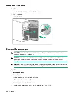 Предварительный просмотр 26 страницы HPE ProLiant ML30 Gen10 User Manual