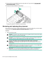 Предварительный просмотр 40 страницы HPE ProLiant XL230k Gen10 Maintenance And Service Manual