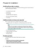 Preview for 16 page of HPE StoreVirtual 3200 Installation Manual