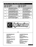 Предварительный просмотр 24 страницы HPI Racing Baja Q32 Instructions Manual