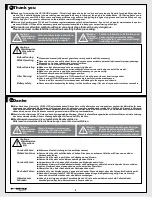 Предварительный просмотр 2 страницы HPI Racing Brama 10b Instruction Manual