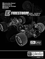 HPI Racing E Firestorm FLUX Instruction Manual предпросмотр