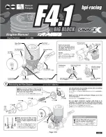 HPI Racing F4.1 Manual preview