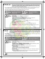 Предварительный просмотр 2 страницы HPI Racing HB TCX Instruction Manual