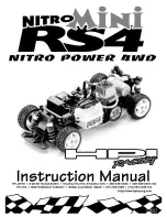 HPI Racing Nitro Mini RS4 Nitro Power 4WD Instruction Manual предпросмотр