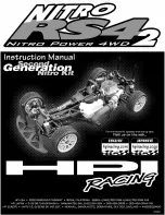 HPI Racing Nitro RS4 Instruction Manual preview