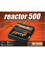 Preview for 1 page of HPI Racing reactor 500 Instruction Manual