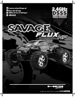 HPI Racing Savage Flus HP Instruction Manual предпросмотр