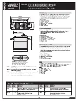 Preview for 1 page of HPI Racing SF-20W Instruction Manual