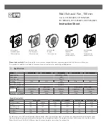 Предварительный просмотр 1 страницы HPM EF150SQWE Instruction Sheet