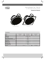 Предварительный просмотр 1 страницы HPM EFD01RDWE Instruction Manual