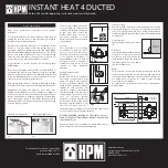 HPM Instant Heat 4 Ducted Product Information предпросмотр