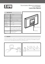 Предварительный просмотр 1 страницы HPM XLP940WEWE Instruction Manual