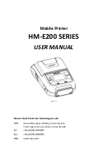 HPRT HM-E200 User Manual предпросмотр