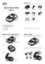 Предварительный просмотр 1 страницы HPRT HM-T3 Quick Start Manual