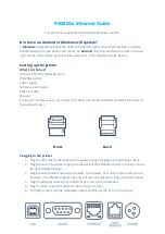 HPRT POS80G Series Ethernet Manual preview