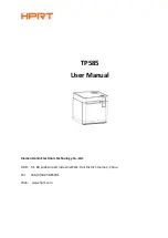 HPRT TP585 User Manual предпросмотр