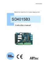 HPtec SD4015B3 Instruction Manual preview