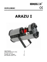 Предварительный просмотр 1 страницы HQ Power ARAZU I User Manual