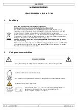 Preview for 8 page of HQ Power HQLE10038 User Manual