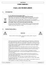 Предварительный просмотр 3 страницы HQ Power HQLE10045 User Manual