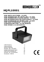 HQ Power HQPL10001 User Manual предпросмотр