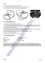 Preview for 4 page of HQ Power ILCE001 User Manual