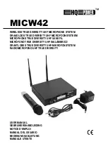 HQ Power MICW42 User Manual предпросмотр