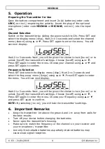 Preview for 4 page of HQ Power MICW43 User Manual