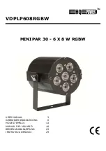 HQ Power MINIPAR 30 User Manual preview