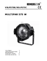 HQ Power MULTIPAR 575W User Manual предпросмотр