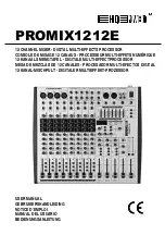 HQ Power PROMIX1212E User Manual предпросмотр