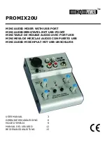 HQ Power PROMIX20U User Manual предпросмотр